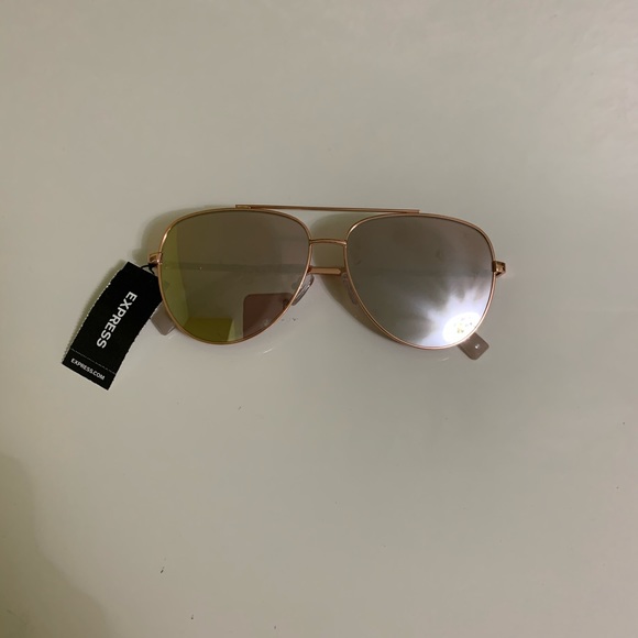 Express mirror aviator sunglasses main image 11